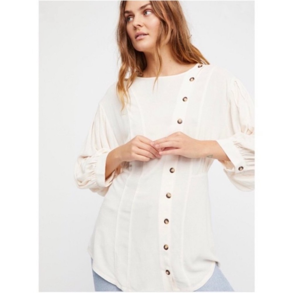 NWT Free People Get Together Tunic Ivory - Picture 1 of 4